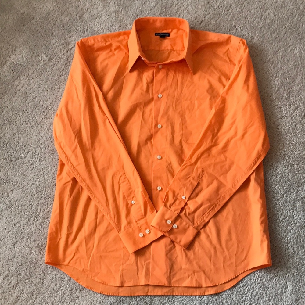 Orange dress shirt